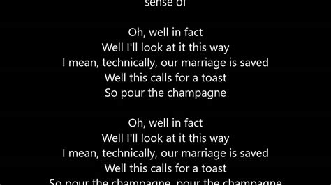 The song is about a groom who discovers his bride is a cheat and how he deals with it. It was inspired by a passage from Douglas Coupland's novel, Shampoo …